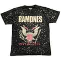 Miniatyrbild 4 av 4: Ramones T Shirt Eagle Band Logo Official Unisex Tie Dye