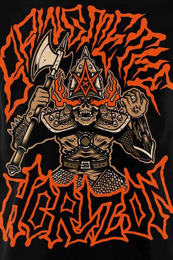 Bring Me The Horizon T Shirt Warrior Band Logo Official Mens Black