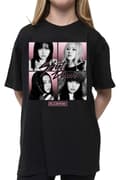 Miniatyrbild 2 av 2: BlackPink T Shirt Shut Down Photo Grid Band Logo Official Unisex Black