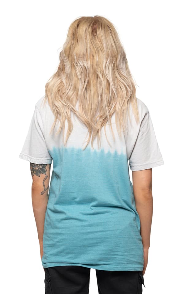 The Doors T Shirt Light My Fire Stacked Official Unisex Light Blue Dye Wash