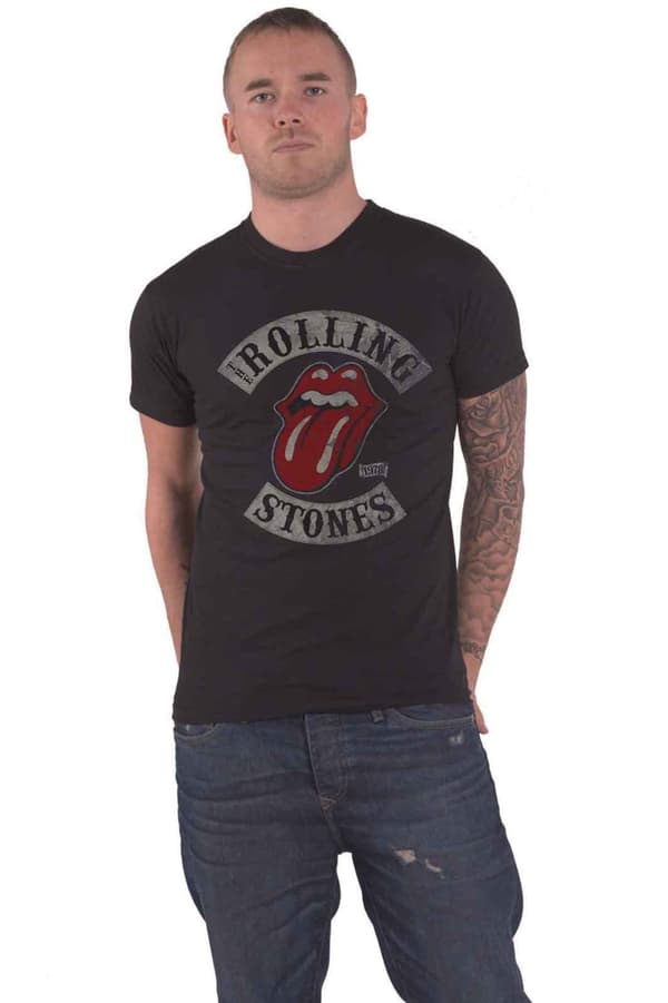The Rolling Stones T Shirt Tour 1978 Band Logo Official Unisex Black