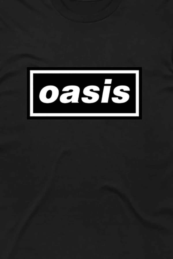 Oasis T Shirt Decca Band Logo Official Unisex Black
