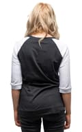 Miniatyrbild 2 av 2: Bob Dylan T Shirt Sound Check Logo Official Black Raglan 3/4 Sleeve Womens