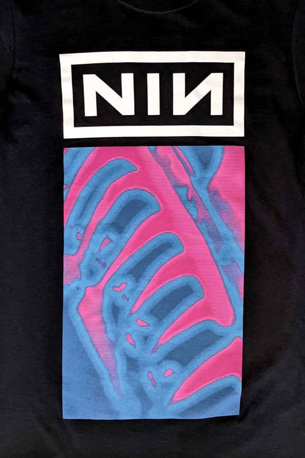 Nine Inch Nails T Shirt Pretty Hate Machine Neon Band Logo Official Unisex Black