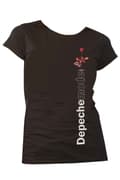 Miniatyrbild 4 av 4: Depeche Mode T Shirt Violator Side Rose Official Womens Skinny Fit Black
