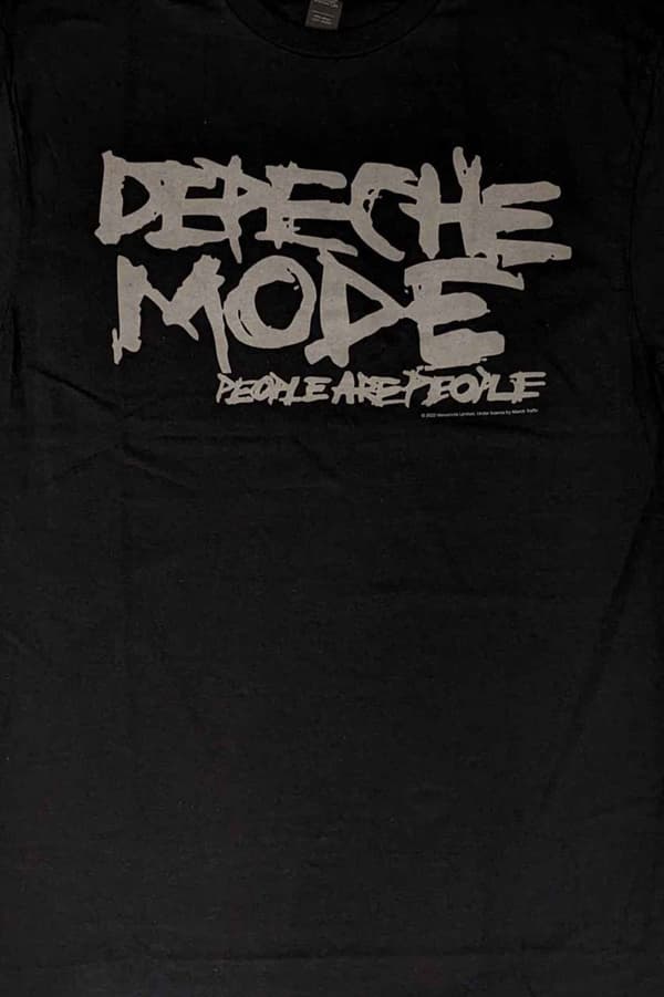 Depeche Mode T Shirt People Are People Band Logo Official Unisex Black