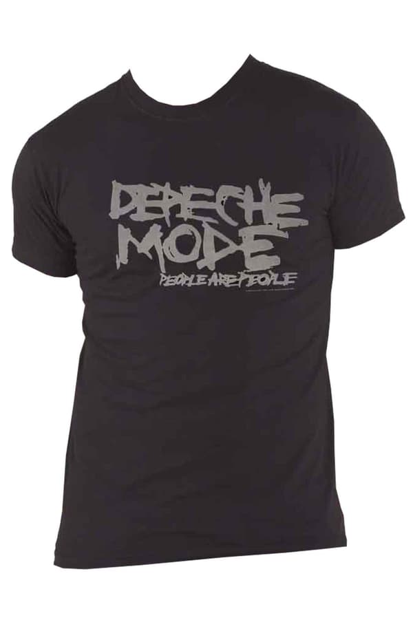 Depeche Mode T Shirt People Are People Band Logo Official Unisex Black