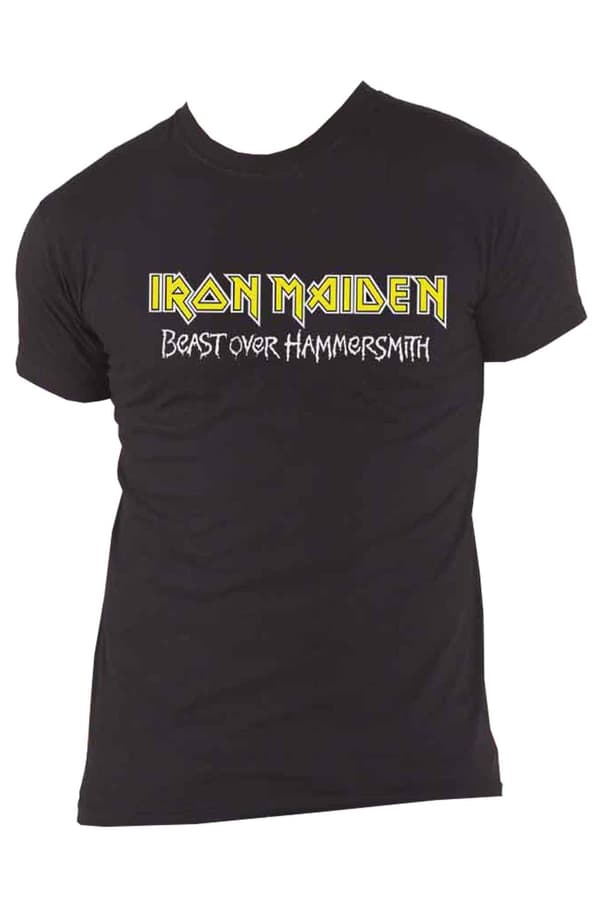 Iron Maiden T Shirt Beast Over Hammersmith Eddie and Devil Official Unisex Black