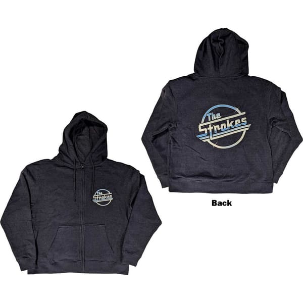 The Strokes Unisex Zipped Hoodie: OG Magna (Back Print) (XX-Large)