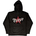 Miniatyrbilde 1 av 2: The Clash Unisex Pullover Hoodie: Star Logo (Medium)