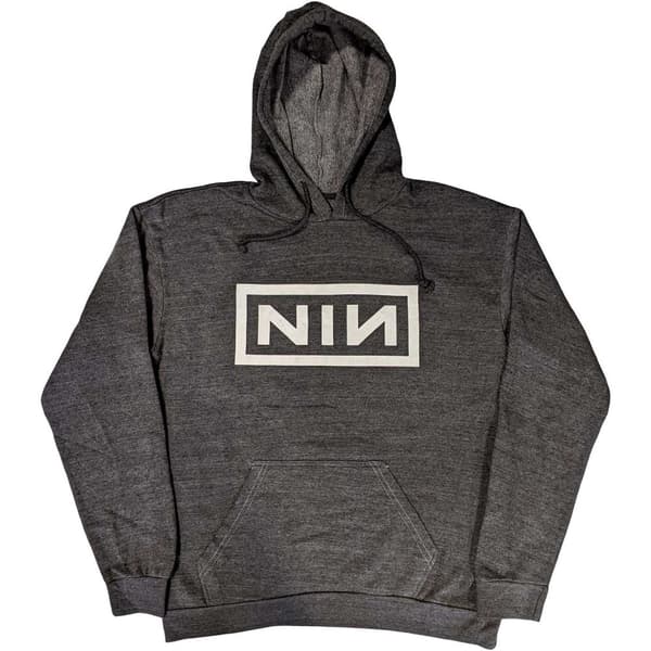 Nine Inch Nails Unisex Pullover Hoodie: Classic Logo (Large)