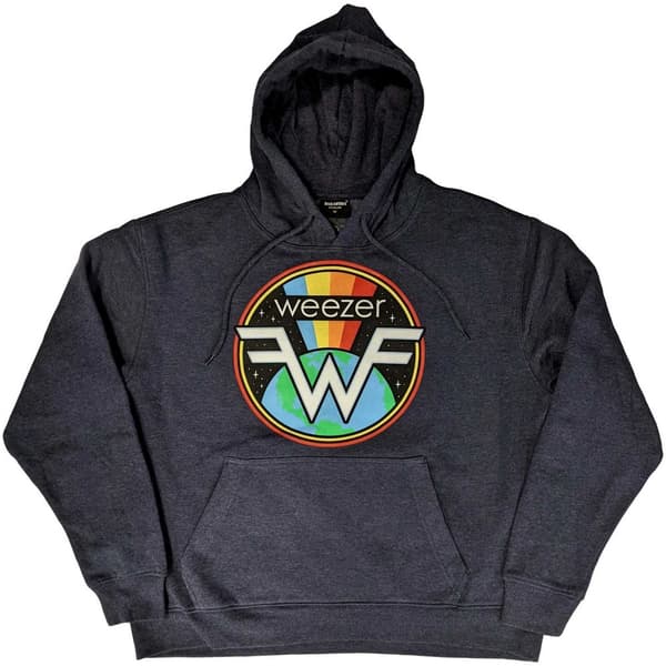 Weezer Unisex Pullover Hoodie: Symbol Logo (Medium)