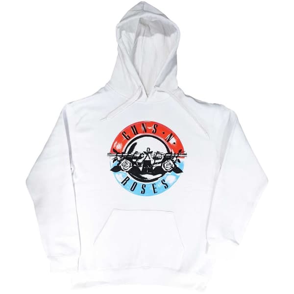 Guns N' Roses Unisex Pullover Hoodie: Motorcross Logo (Large)