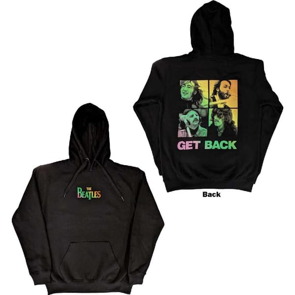 The Beatles Unisex Pullover Hoodie: 3 Savile Row (Back Print) (Medium)