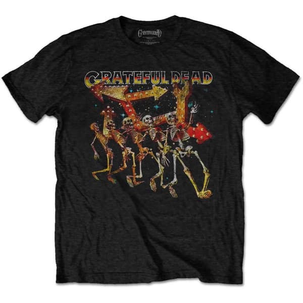 Grateful Dead Unisex T-Shirt: Truckin' Skellies Vintage (Medium)