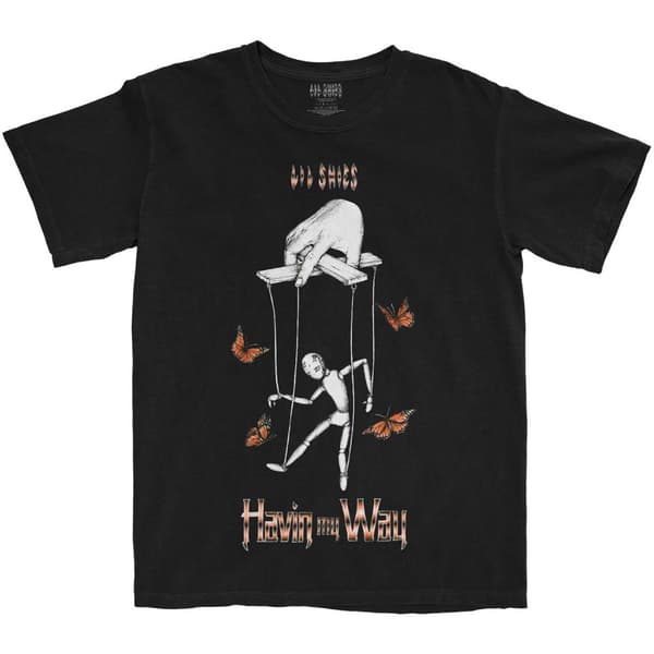 Lil Skies Unisex T-Shirt: Butterfly Puppet (Large)