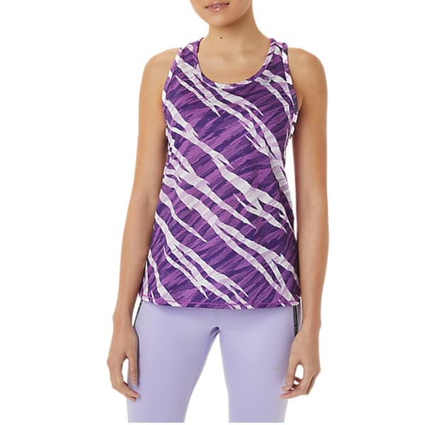 ASICS Wild Camo Tank 2012C380-501, Kvinde, T-shirt, Lilla