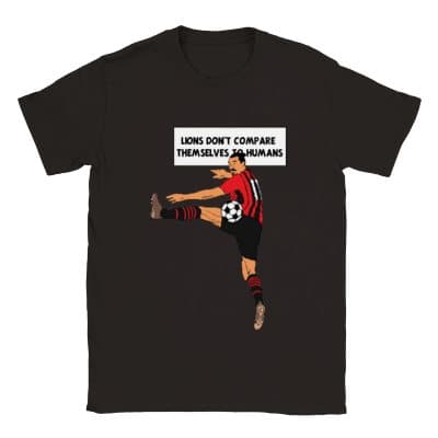 Zlatan Lions don't compare themselves to humans T-shirt