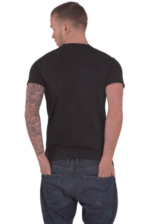 The Beatles T Shirt Albums on Apple Logo Official Unisex Black Puff Print