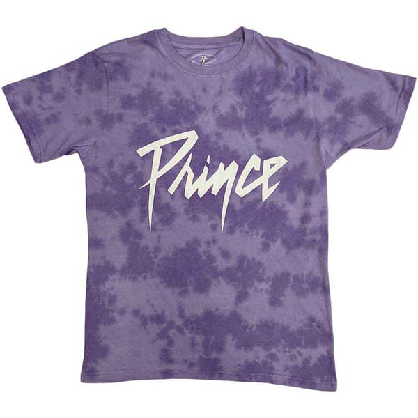 Prince T Shirt Purple Rain Track List Official Unisex Dip Dye Purple