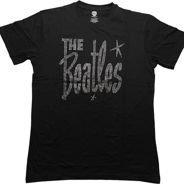 The Beatles Unisex T-Shirt: Retro Logo (Diamante) (X-Large)