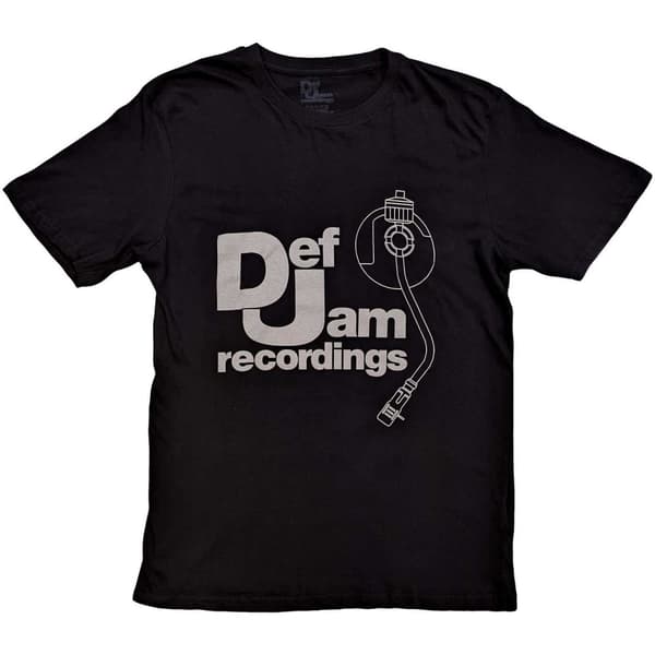 Def Jam Recordings Unisex T-Shirt: Logo & Stylus (Small)