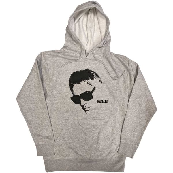 Paul Weller Unisex Pullover Hoodie: Glasses Pic (Small)