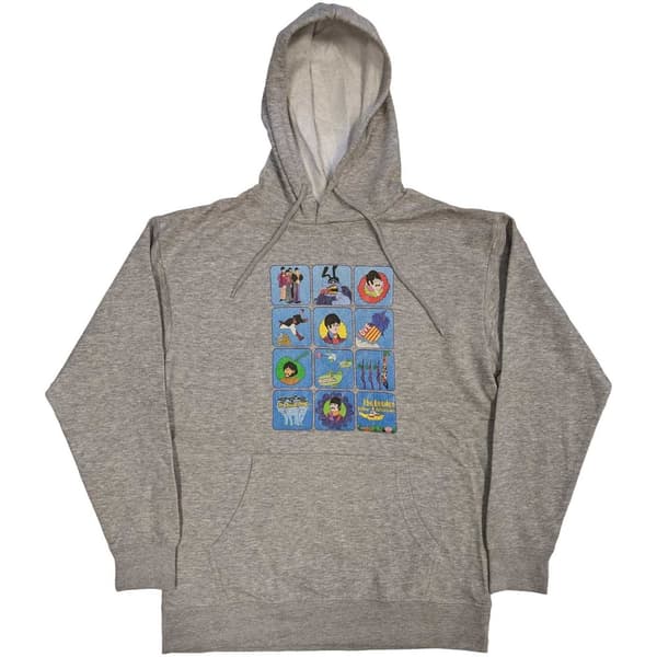 The Beatles Unisex Pullover Hoodie: Sub Montage (Large)