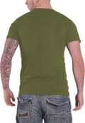 Miniatyrbild 2 av 4: Rainbow T Shirt Rising Distressed Band Logo Official Mens Military Green