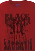Miniatyrbild 2 av 4: Black Sabbath T Shirt Band and Logo Official Unisex Red Long Sleeve