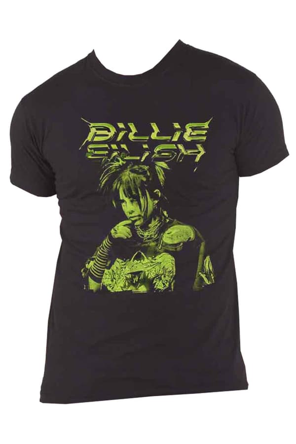 Billie Eilish T Shirt Illustration Official Unisex Black
