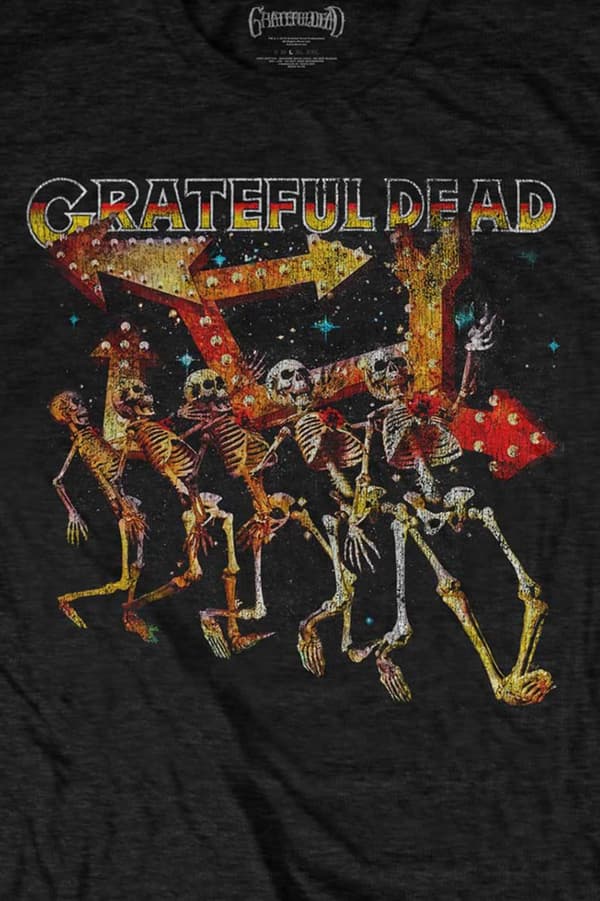 Grateful Dead T Shirt Truckin Band Logo Official Unisex Black