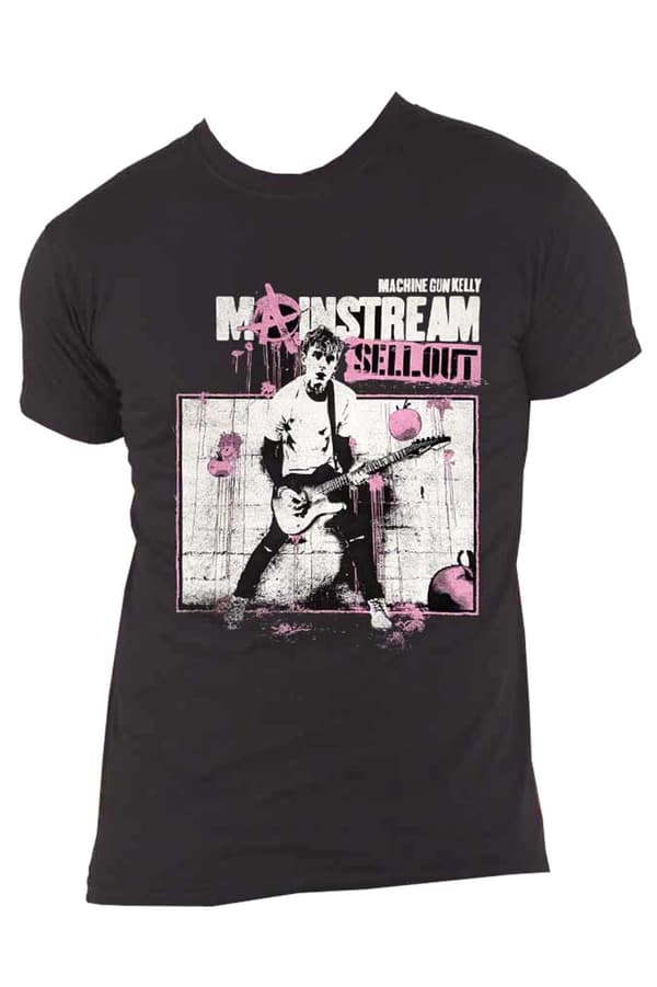 Machine Gun Kelly T Shirt Digital Cover Official Unisex Black