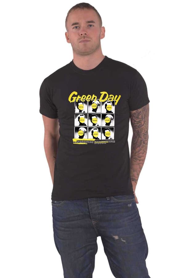 Green Day T Shirt Nimrod Band Logo Official Unisex Black