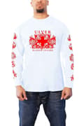 Miniatyrbild 1 av 2: Ulver T Shirt Blood Inside Band Logo Official Mens White Longsleeve