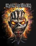 Miniatyrbild 5 av 6: Iron Maiden T Shirt Eddie Exploding Head Band Logo Official Mens Black M