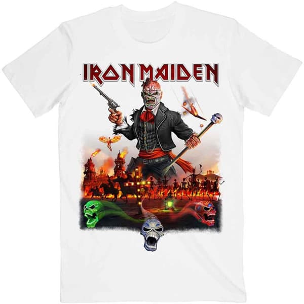 Iron Maiden T Shirt Legacy of the Beast Live In Mexico City Official Mens