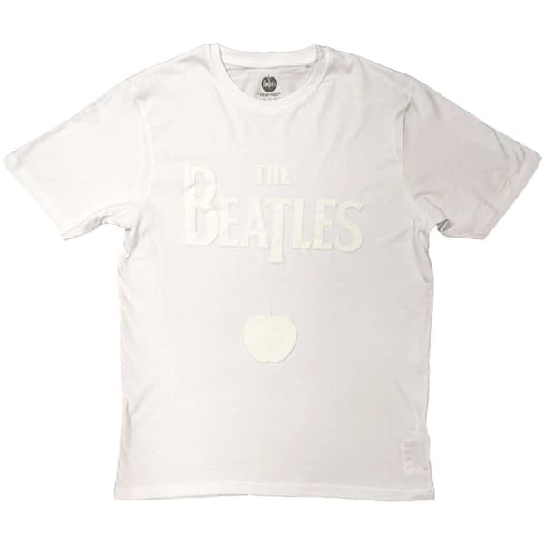 The Beatles Unisex T-Shirt: Logo & Apple (Hi-Build) (XX-Large)