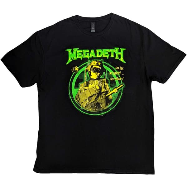 Megadeth Unisex T-Shirt: SFSGSW Hi-Contrast (Medium)