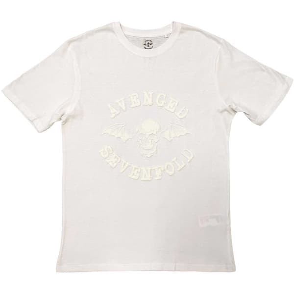 Avenged Sevenfold Unisex T-Shirt: Classic Deathbat (Hi-Build) (Small)