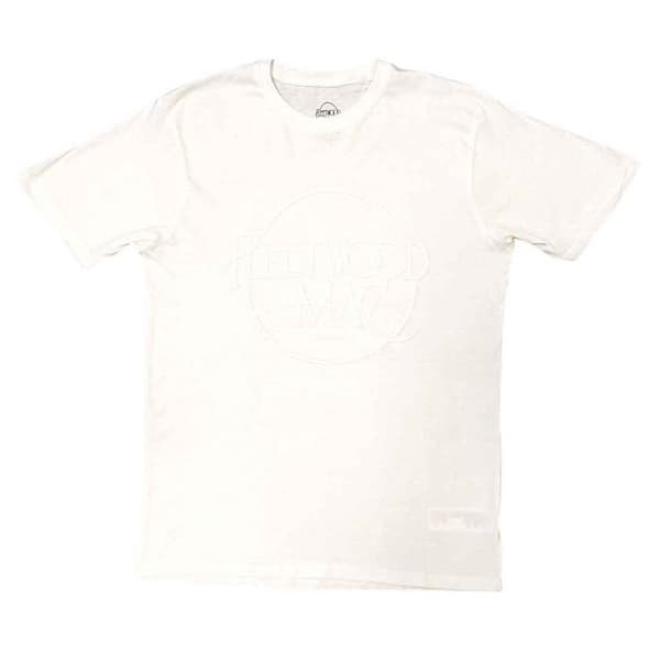 Fleetwood Mac T Shirt High Build Classic Logo Official Unisex White White XXL