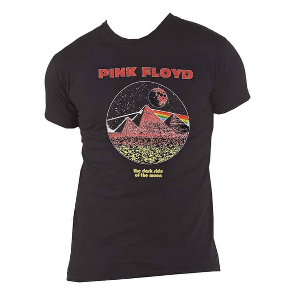 Pink Floyd T Shirt Dark side of the Moon 50 Years Vintage Pyramids Unisex