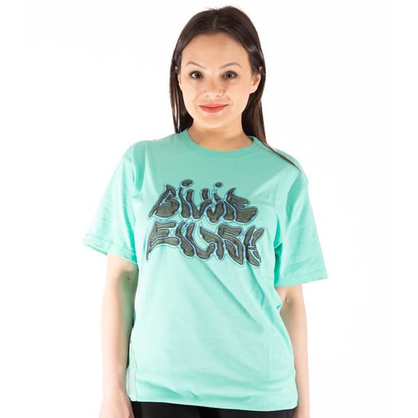 Billie Eilish T Shirt Neon Logo Billie Official Unisex Blue