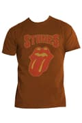 Miniatyrbild 4 av 4: The Rolling Stones T Shirt Gothic Text Band Logo Official Unisex Brown