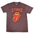 Miniatyrbild 3 av 4: The Rolling Stones T Shirt Gothic Text Band Logo Official Unisex Brown