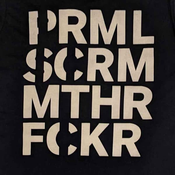Primal Scream T Shirt MF Band Logo Official Unisex Black