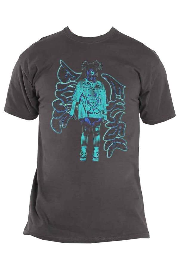 Billie Eilish T Shirt Neon Graffiti Logo Official Unisex Black