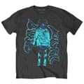 Miniatyrbild 3 av 4: Billie Eilish T Shirt Neon Graffiti Logo Official Unisex Black