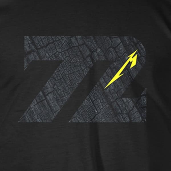 Metallica T Shirt Charred M72 Band Logo Official Mens Black