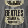 Miniatyrbild 4 av 4: The Beatles T Shirt Carnegie Hall Official Womens Burnout